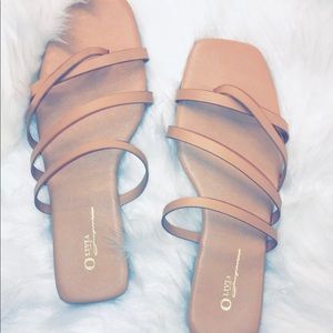 Nude sandals